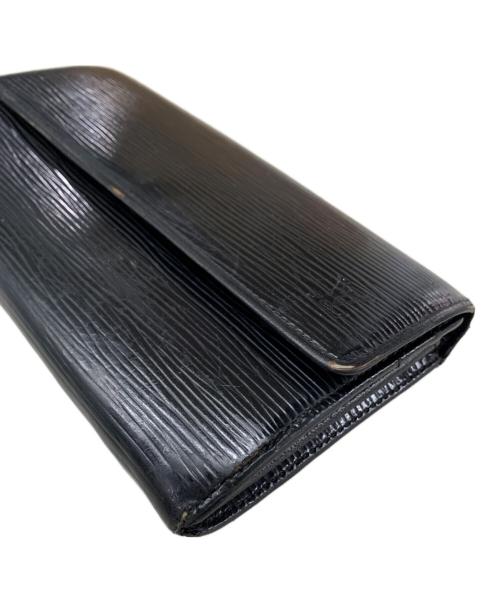 LOUIS VUITTON（ルイ ヴィトン）LOUIS VUITTON (ルイ ヴィトン) 長財布 ブラックの古着・服飾アイテム