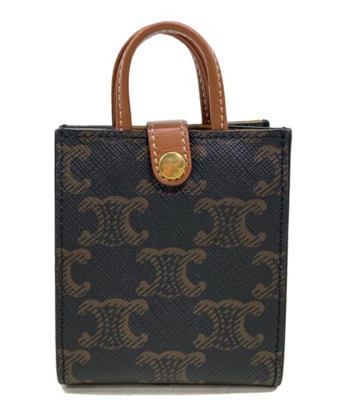 CELINE（セリーヌ）CELINE (セリーヌ) マイクロ バーティカル カバ ブラウンの古着・服飾アイテム