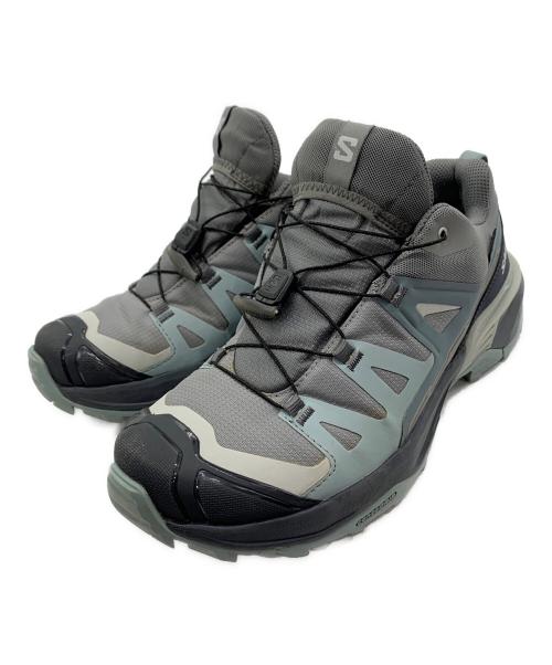 SALOMON（サロモン）SALOMON (サロモン) ハイキングシューズ グレー×ブルー サイズ:25.5cmの古着・服飾アイテム