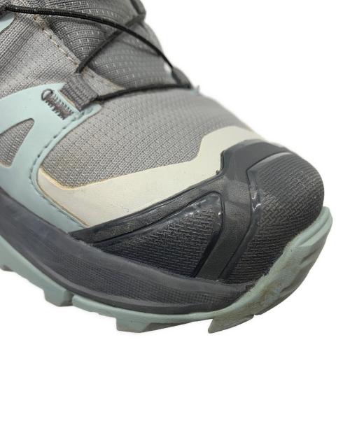 SALOMON（サロモン）SALOMON (サロモン) ハイキングシューズ グレー×ブルー サイズ:25.5cmの古着・服飾アイテム