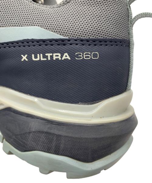 SALOMON（サロモン）SALOMON (サロモン) ハイキングシューズ グレー×ブルー サイズ:25.5cmの古着・服飾アイテム