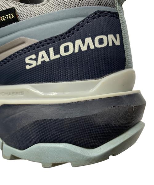 SALOMON（サロモン）SALOMON (サロモン) ハイキングシューズ グレー×ブルー サイズ:25.5cmの古着・服飾アイテム