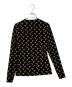 MARINE SERRE (マリーンセル) ロングスリーブカットソー ブラック×ベージュ サイズ:SIZE L：15000円