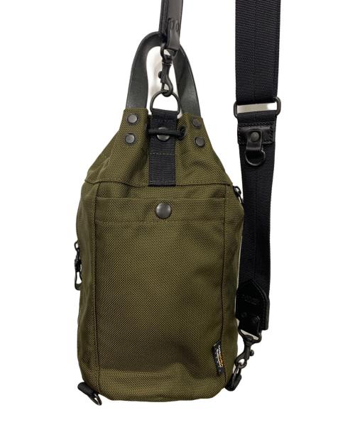 KAWANISHI KABAN（カワニシカバン）KAWANISHI KABAN (カワニシカバン) 3WAYボンサックバッグ カーキの古着・服飾アイテム