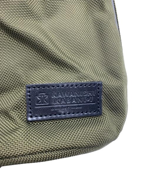 KAWANISHI KABAN（カワニシカバン）KAWANISHI KABAN (カワニシカバン) 3WAYボンサックバッグ カーキの古着・服飾アイテム