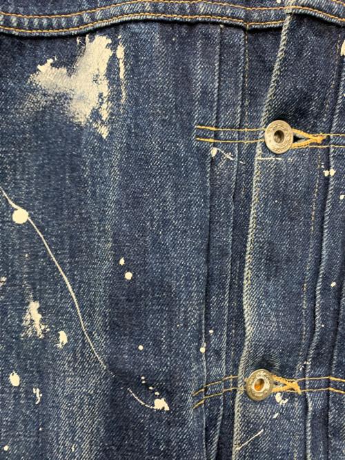 WAREHOUSE（ウエアハウス）WAREHOUSE (ウエアハウス) 1stタイプデニムジャケット(ペイント加工) サイズ:SIZE Mの古着・服飾アイテム