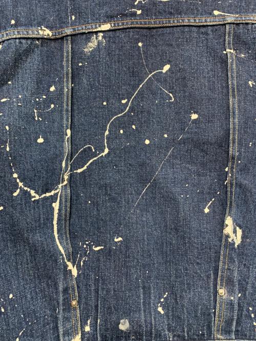 WAREHOUSE（ウエアハウス）WAREHOUSE (ウエアハウス) 1stタイプデニムジャケット(ペイント加工) サイズ:SIZE Mの古着・服飾アイテム