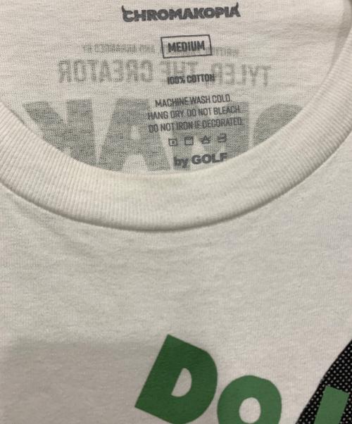 Tyler The Creator（タイラーザクリエイター）TYLER THE CREATOR (タイラーザクリエイター) ツアー限定オフィシャルTシャツ ホワイト サイズ:SIZE Mの古着・服飾アイテム
