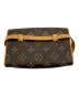 LOUIS VUITTON (ルイ ヴィトン) モノグラム　ポシェットフロランティーヌ ブラウン：60000円