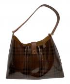 BURBERRYバーバリー）の古着「クリアトートバッグ」｜ブラウン
