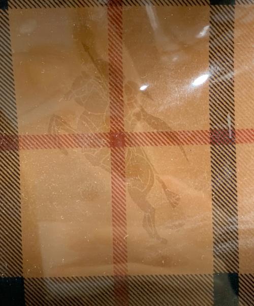 BURBERRY（バーバリー）BURBERRY (バーバリー) クリアトートバッグ ブラウンの古着・服飾アイテム
