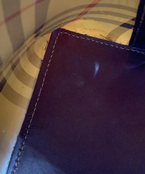 BURBERRY（バーバリー）BURBERRY (バーバリー) クリアトートバッグ ブラウンの古着・服飾アイテム