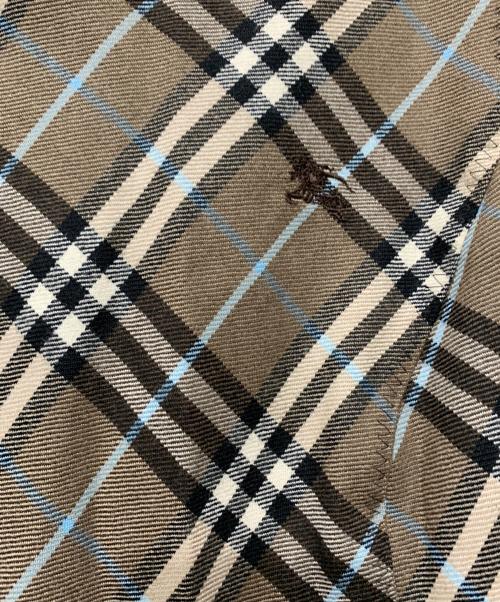 BURBERRY BLUE LABEL（バーバリー ブルー レーベル）BURBERRY BLUE LABEL (バーバリー ブルー レーベル) ノースリーブワンピース ブラウン サイズ:SIZE 36の古着・服飾アイテム