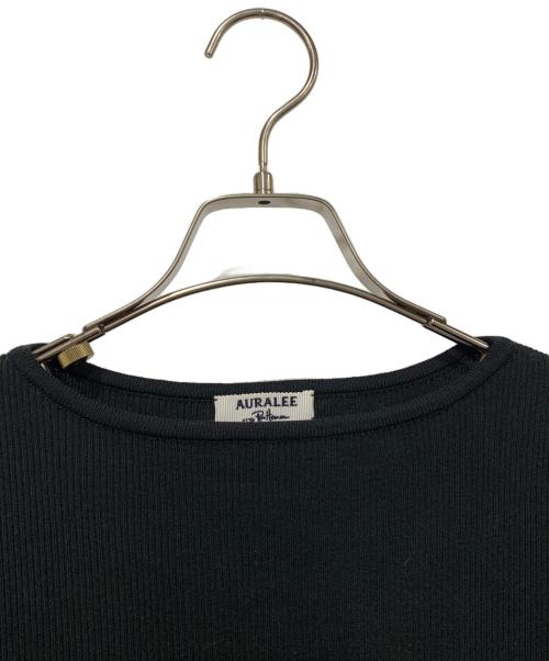 AURALEE（オーラリー）AURALEE (オーラリー) Ron Herman (ロンハーマン) 長袖カットソー ブラックの古着・服飾アイテム