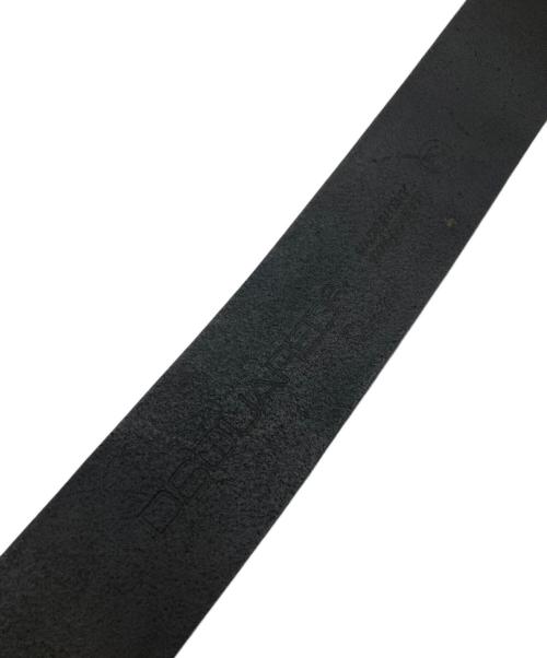 DSQUARED2（ディースクエアード）DSQUARED2 (ディースクエアード) ロゴバックルレザーベルト ブラックの古着・服飾アイテム