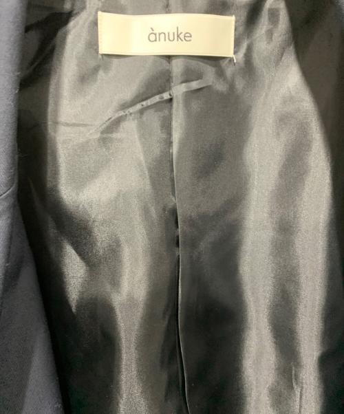 anuke（アンヌーク）anuke (アンヌーク) Oversize Double Jacket ネイビー サイズ:SIZE 36の古着・服飾アイテム