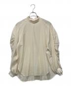 SHIPSシップス）の古着「長袖ブラウス」｜ベージュ
