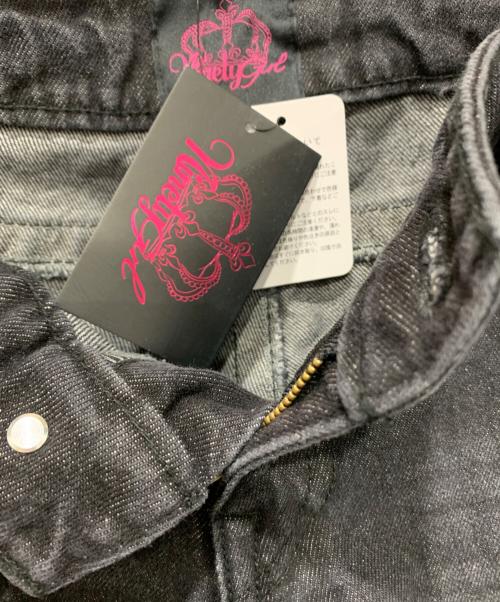 9090（9090）9090 (9090) ローライズデニムパンツ ブラック サイズ:SIZE M 未使用品の古着・服飾アイテム