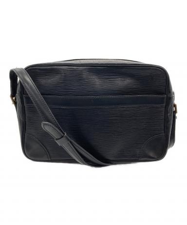 Louis Vuitton ブラック ショルダーバッグ 中古・古着通販】LOUIS VUITTON (ルイ ヴィトン) ショルダーバッグ