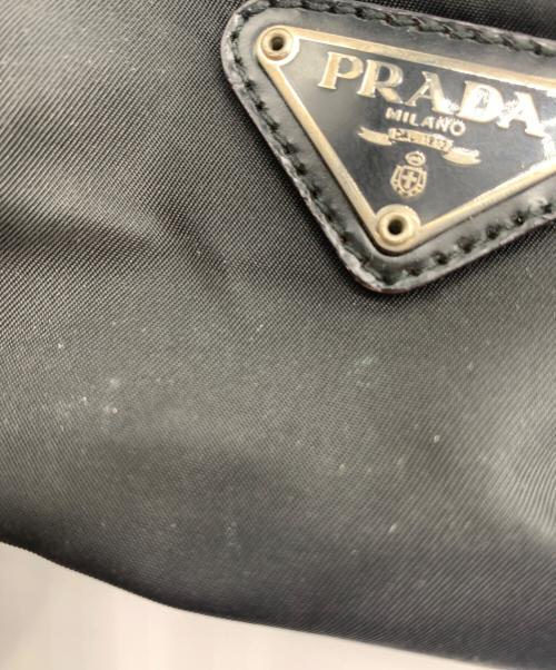 PRADA（プラダ）PRADA (プラダ) ナイロンポーチ ブラックの古着・服飾アイテム
