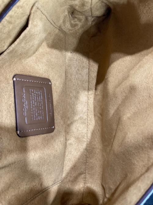 COACH（コーチ）COACH (コーチ) ショルダーバッグ アイボリー×ブラウンの古着・服飾アイテム