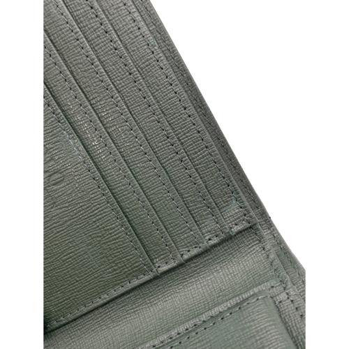 POLO RALPH LAUREN（ポロ・ラルフローレン）POLO RALPH LAUREN (ポロ・ラルフローレン) 2つ折り財布 グリーンの古着・服飾アイテム