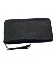 LOUIS VUITTON（ルイ ヴィトン）の古着「モノグラム・アンプラント　ジッピー ウォレット」｜ノワール
