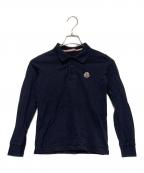 MONCLERモンクレール）の古着「MAGLIA POLO MANICA LUNGA」｜ネイビー