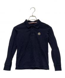 MONCLER（モンクレール）の古着「MAGLIA POLO MANICA LUNGA」｜ネイビー