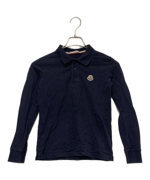 MONCLER（モンクレール）MONCLER (モンクレール) MAGLIA POLO MANICA LUNGA ネイビー サイズ:150cmの古着・服飾アイテム