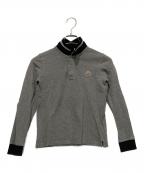 MONCLERモンクレール）の古着「MAGLIA POLO MANICA LUNGA」｜グレー