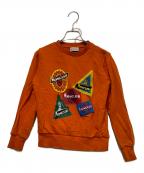 MONCLERモンクレール）の古着「MAGLIA GIROCOLLO」｜オレンジ