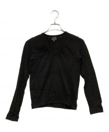 FENDI（フェンディ）の古着「薄手ニット」｜ブラック