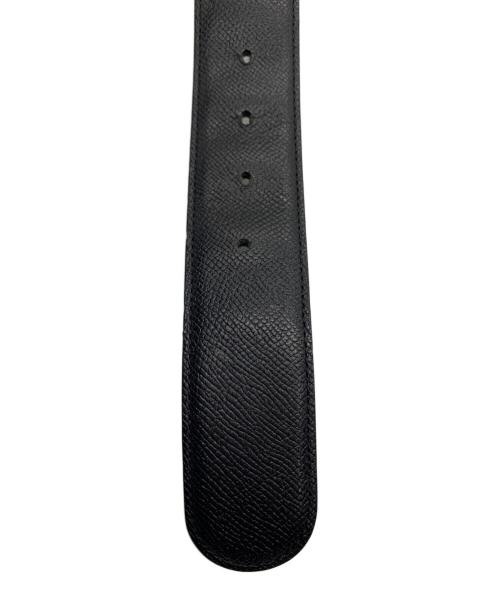 BVLGARI（ブルガリ）BVLGARI (ブルガリ) サークルロゴ　ベルト ブラックの古着・服飾アイテム