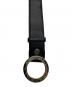 BVLGARI (ブルガリ) サークルロゴ　ベルト ブラック：10000円