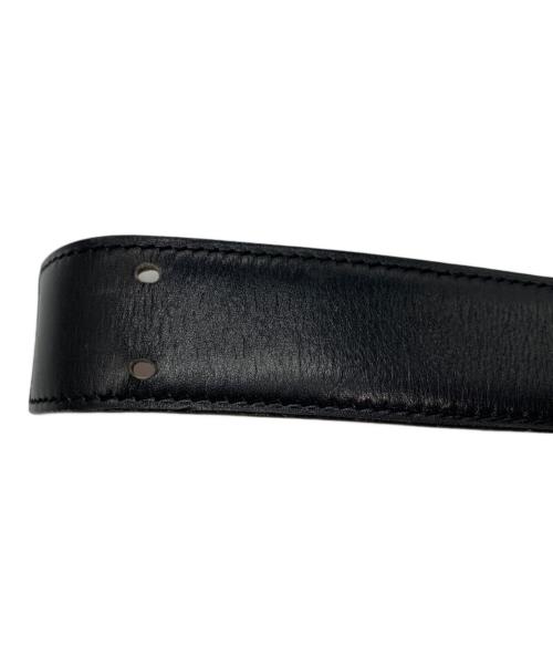 HERMES（エルメス）HERMES (エルメス) ベルト　Hバックル A-L ブラックの古着・服飾アイテム