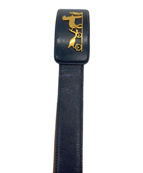 HERMES（エルメス）HERMES (エルメス) ベルト ネイビーの古着・服飾アイテム