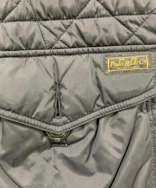 POLO RALPH LAUREN（ポロ・ラルフローレン）POLO RALPH LAUREN (ポロ・ラルフローレン) 中綿キルティングジャケット ブラック サイズ:SIZE Lの古着・服飾アイテム