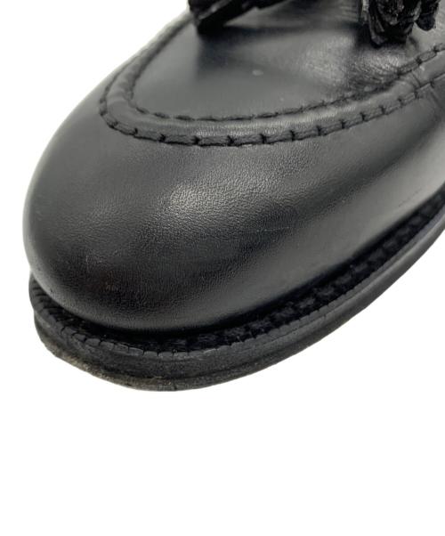 Jalan Sriwijaya（ジャランスリウァヤ）Jalan Sriwijaya (ジャランスリウァヤ) green label relaxing (グリーンレーベルリラクシング) モンクストラップシューズ ブラック サイズ:SIZE 40の古着・服飾アイテム