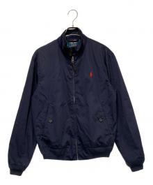 POLO RALPH LAUREN（ポロ・ラルフローレン）の古着「スイングトップ」｜ネイビー