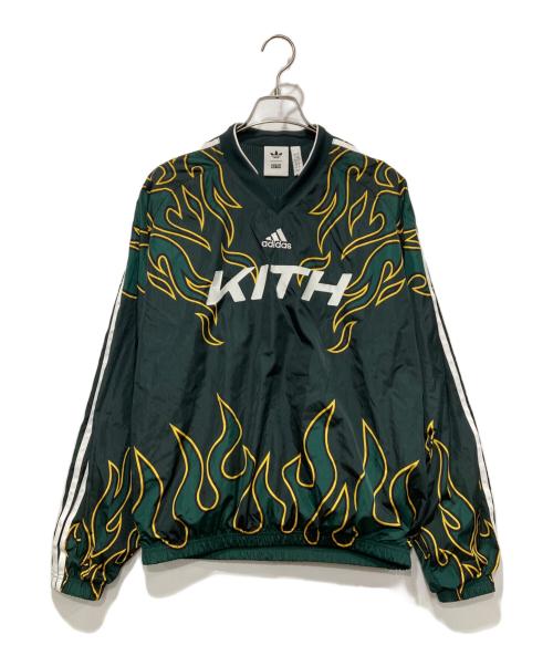 adidas（アディダス）adidas (アディダス) KITH (キス) セットアップジャージ グリーン サイズ:XSの古着・服飾アイテム