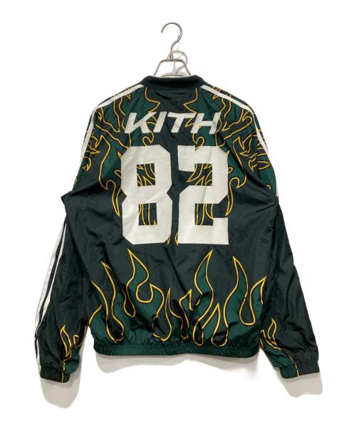 adidas（アディダス）adidas (アディダス) KITH (キス) セットアップジャージ グリーン サイズ:XSの古着・服飾アイテム