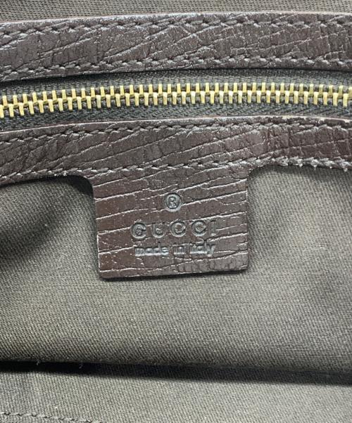 GUCCI（グッチ）GUCCI (グッチ) キャンバストートバッグ ブラウンの古着・服飾アイテム