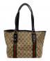 GUCCI（グッチ）の古着「キャンバストートバッグ」｜ブラウン