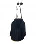 ISSEY MIYAKE FETE (イッセイミヤケフェット) ISSEY MIYAKE FETE　プリーツ巾着 ブラック×イエロー：9000円