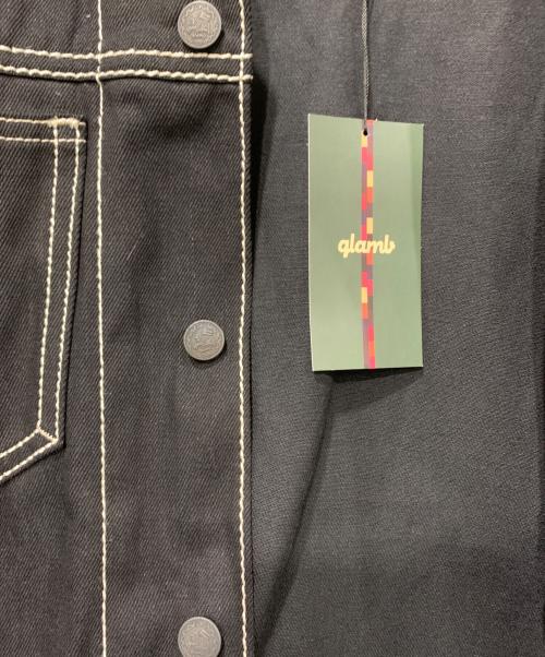 glamb（グラム）glamb (グラム) デニムジャケット ブラック サイズ:SIZE M 未使用品の古着・服飾アイテム