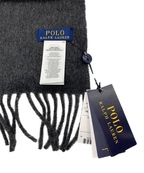 POLO RALPH LAUREN（ポロ・ラルフローレン）POLO RALPH LAUREN (ポロ・ラルフローレン) マフラー グレー 未使用品の古着・服飾アイテム