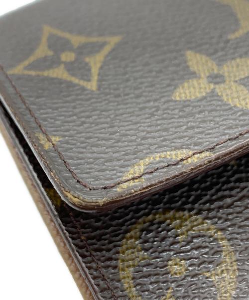 LOUIS VUITTON（ルイ ヴィトン）LOUIS VUITTON (ルイ ヴィトン) モノグラム　ポルトモネ・ビエ・カルトクレディ ブラウンの古着・服飾アイテム