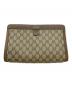 GUCCI (グッチ) クラッチバッグ ブラウン：12000円