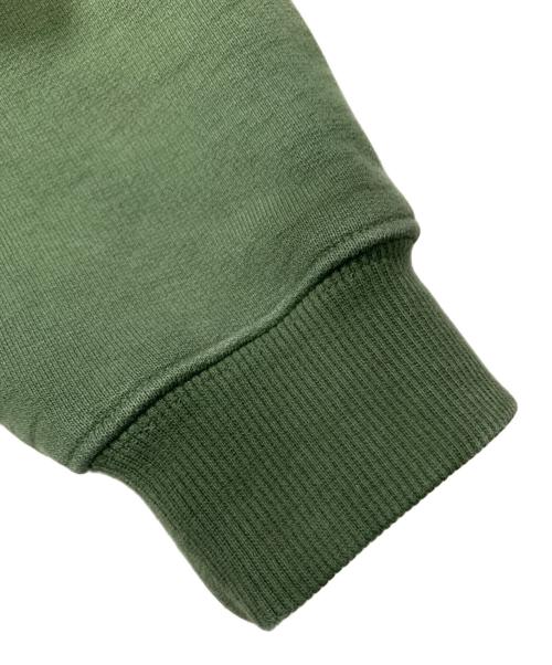 MLVINCE（メルヴィンス）MLVINCE (メルヴィンス) ARMY ラインストーン ジップパーカー グリーン サイズ:SIZE Lの古着・服飾アイテム